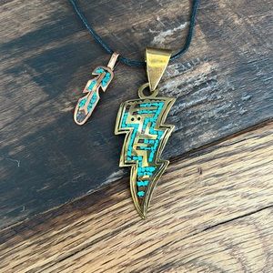 Turquoise and Coral Necklace